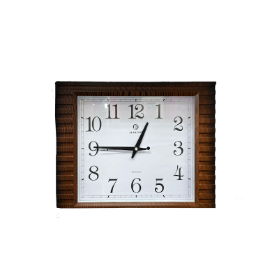 Horloge murale en bois